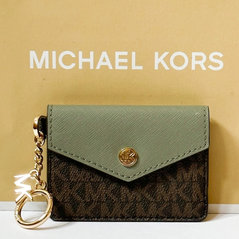 MICHAEL KORS KALA SMALL FLAP KEY RING CARD HOLDER